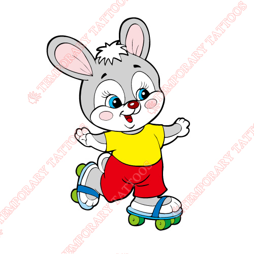 Rabbit Customize Temporary Tattoos Stickers NO.8924